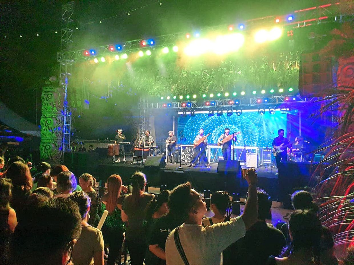 The inaugural Borneo Tribal Music Festival drew a big crowd.